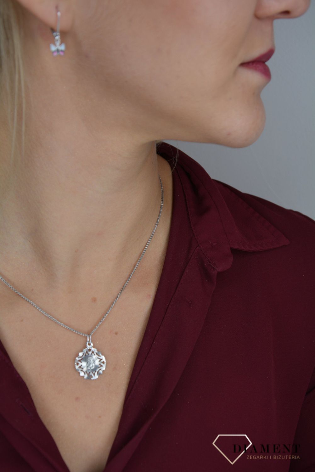 Złoty łańcuszek 585 Lisi ogon Białe złoto 1 mm DIA-LAN-1207-585 1mm ✅ Złoty łańcuszek został wykonany z najwyższej jakości 14-karatowego białego złota.jpg